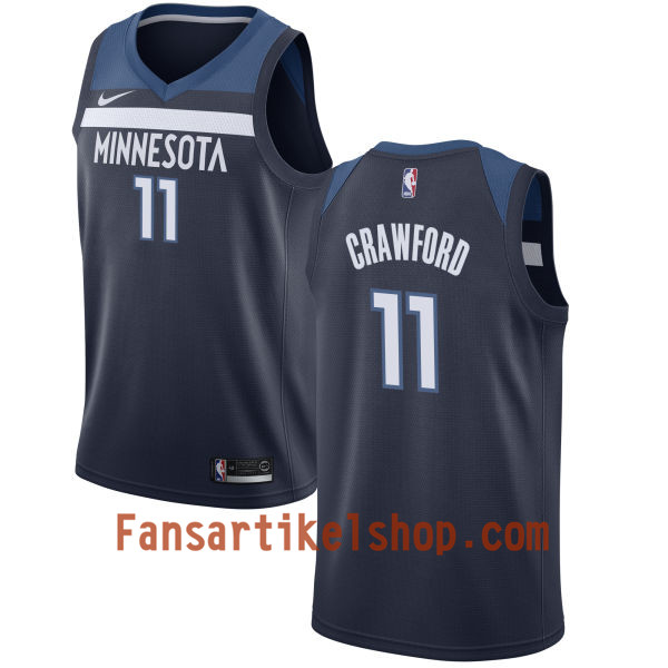 NBA Minnesota Timberwolves Trikot Jamal Crawford 11 Nike 2017-18 marineblau Swingman - Herren